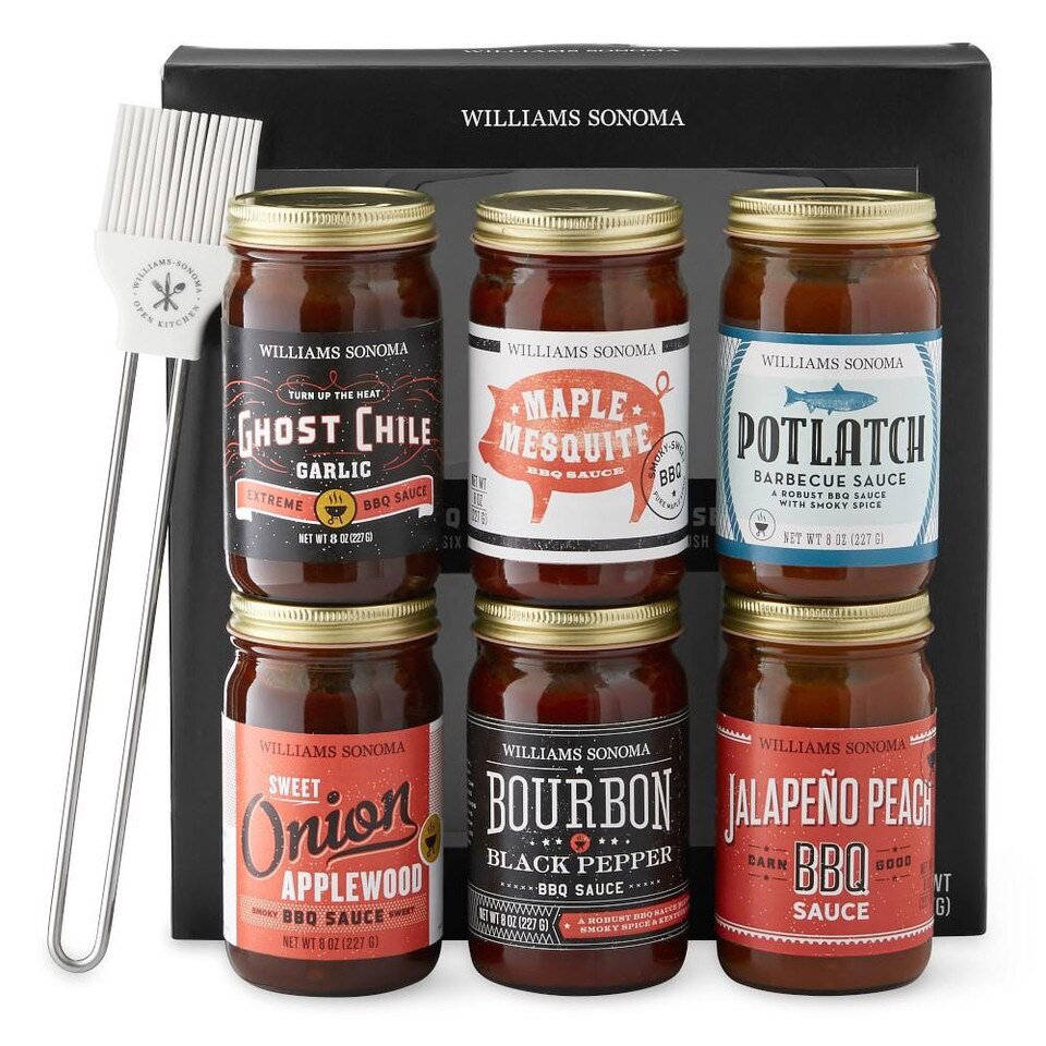 Williams Sonoma Mini BBQ Sauces, Set of 6